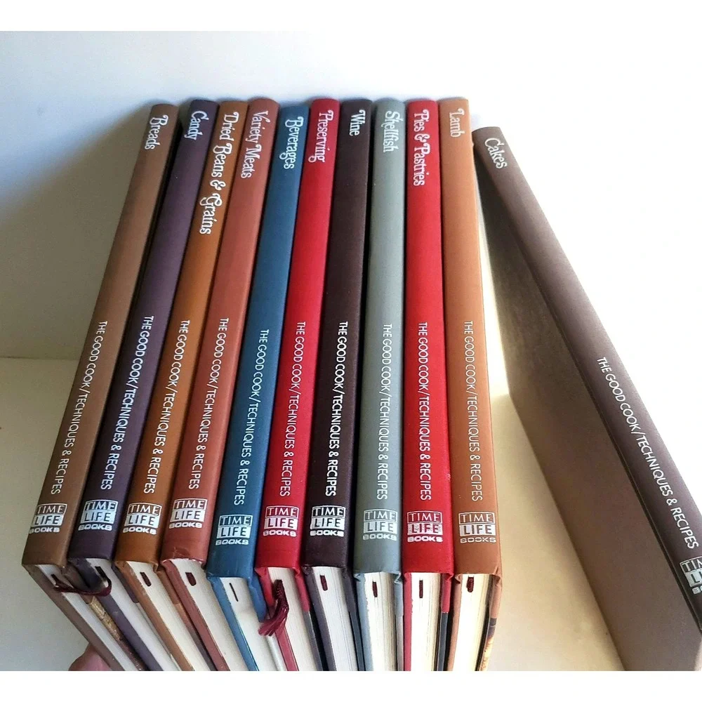 Vintage Time Life The Good Cook Series Lot of 11 Hardcover Cookbooks NOS Mint